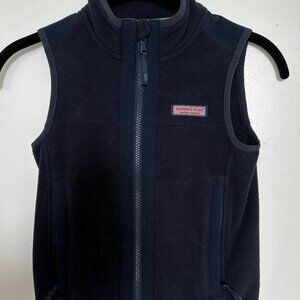 Vineyard Vines boys blue fleece vest